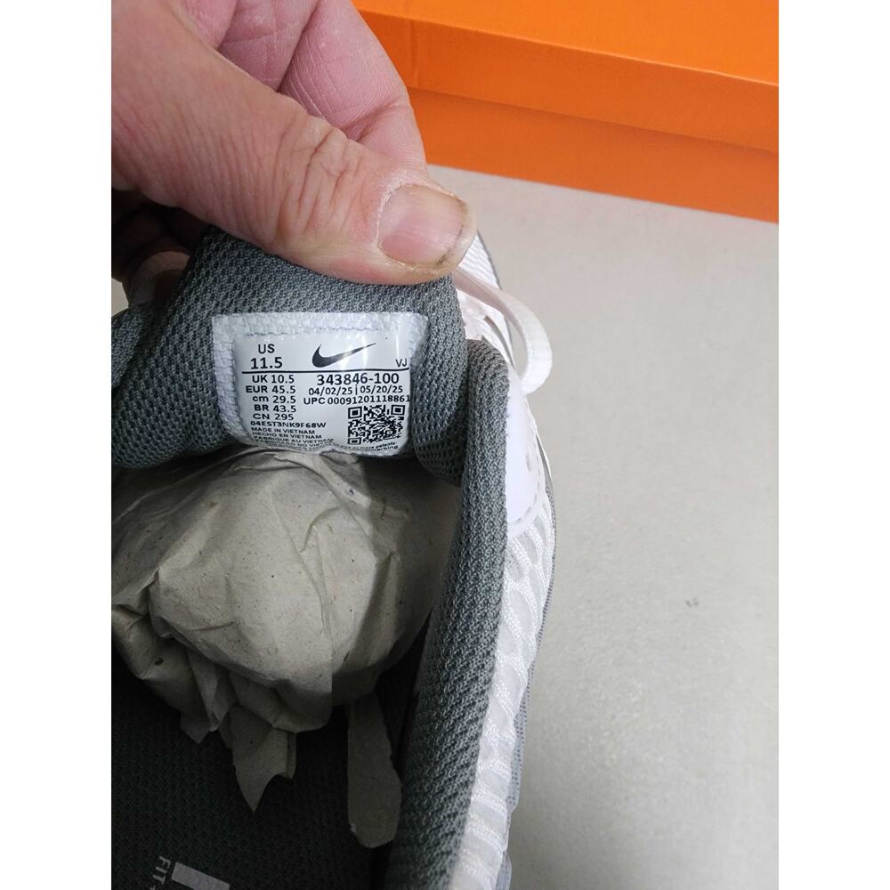 NWT Nike Air Max Torch 4 Sneakers White/Wolf Grey Size US 11.5 (UK 10.5) - Picture 5 of 6